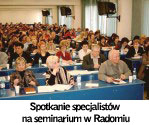 Spotkanie specjalistów na seminarium w Radomiu